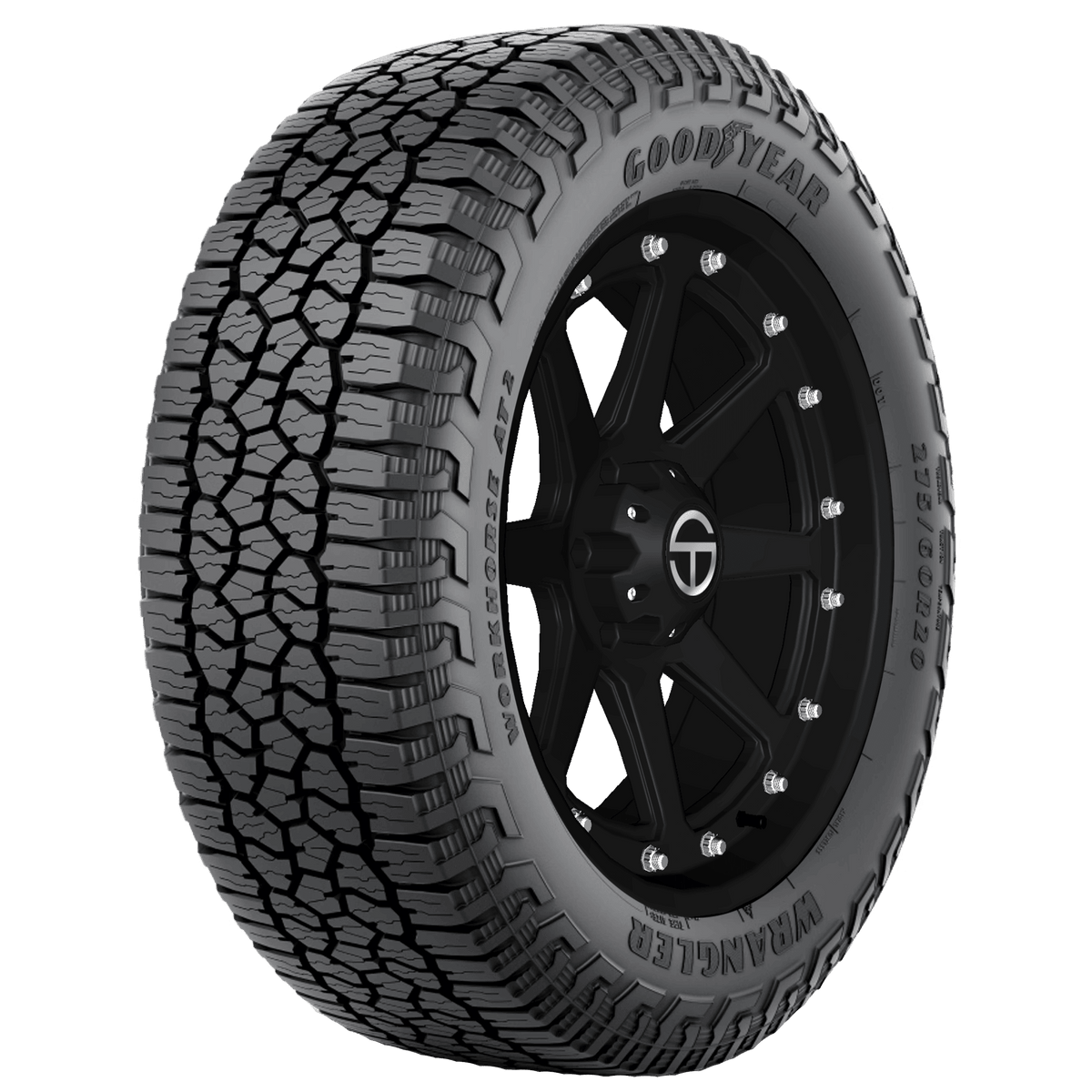 GoodYear Wrangler Workhorse At 2 – LT275/55R20 120/117S LRE — bande de roulement