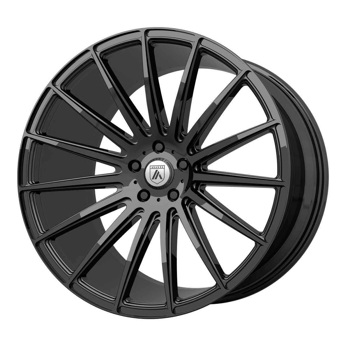 Asanti Black ABL-14 POLARIS – 19X9.5 – BLANK – 25 mm – GLOSS BLACK