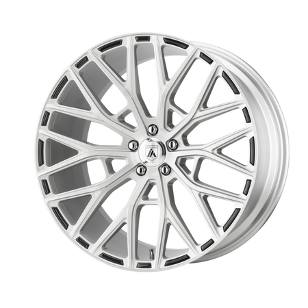 Asanti Black ABL-21 LEO – 22X10.5 – 5X115 – 25 mm – BRUSHED SILVER