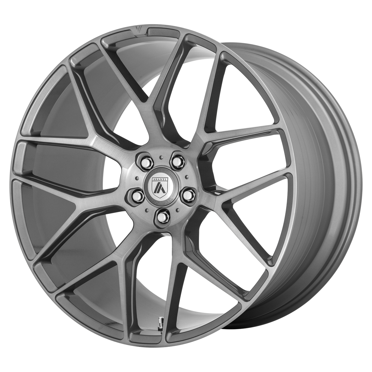 Asanti Black ABL-27 DYNASTY – 20X9 – 5X120 – 35 mm – TITANIUM BRUSHED