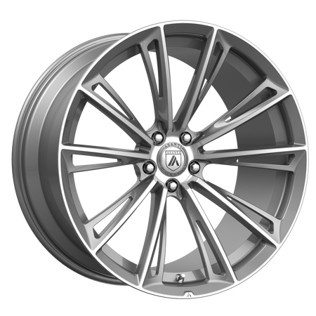 Asanti Black ABL30 CORONA – 22X9.5 – 6X135 – 30 mm – TITANIUM BRUSHED
