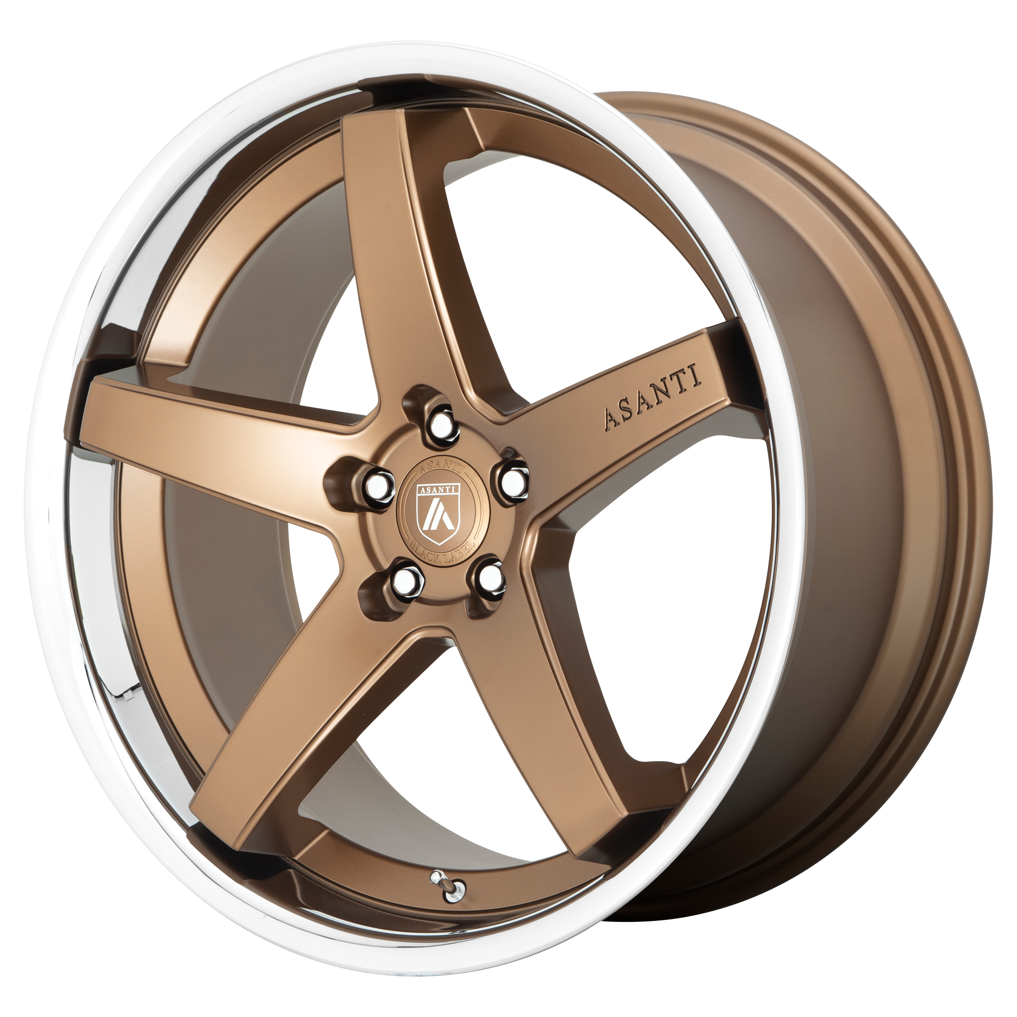 Asanti Black ABL31 REGAL – 20X9 – 5X115 – 15 mm – SATIN BRONZE W/ CHROME LIP