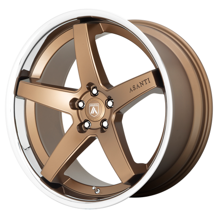 Asanti Black ABL31 REGAL – 20X9 – 5X115 – 15 mm – SATIN BRONZE W/ CHROME LIP