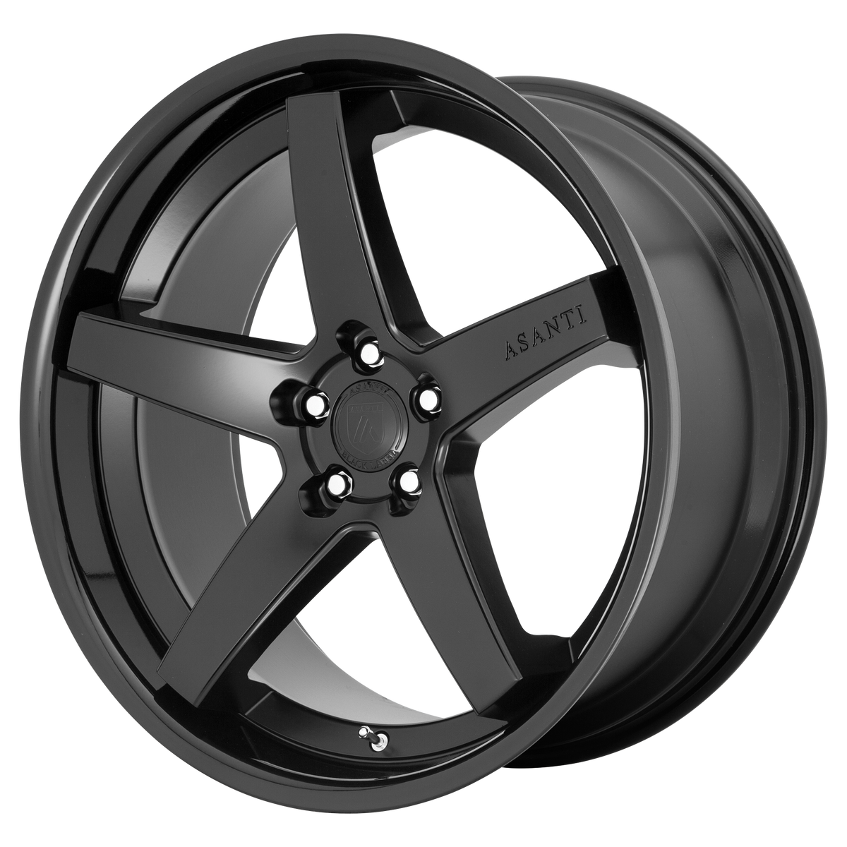 Asanti Black ABL31 REGAL – 20X10.5 – 5X112 – 38 mm – SATIN BLACK W/ GLOSS BLACK LIP