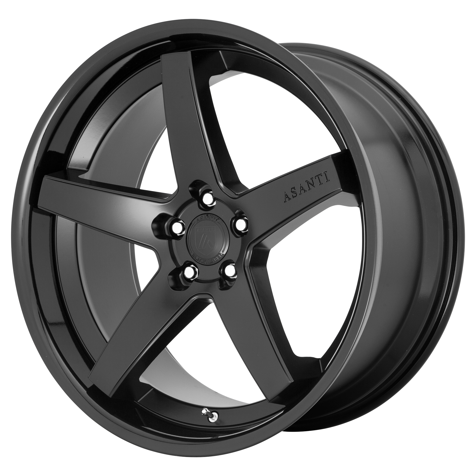 Asanti Black ABL31 REGAL – 20X10.5 – 5X114.3 – 38 mm – SATIN BLACK W/ GLOSS BLACK LIP