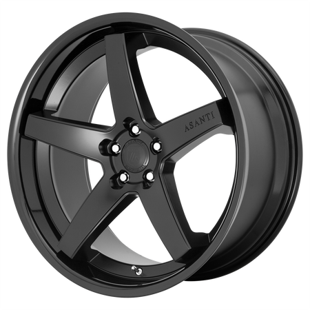 Asanti Black ABL31 REGAL – 20X10.5 – 5X114.3 – 38 mm – SATIN BLACK W/ GLOSS BLACK LIP