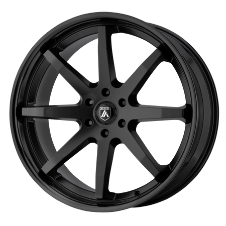 Asanti Black ABL-32 KAISER – 20X9 – 6X135 – 30 mm – SATIN BLACK W/ GLOSS BLACK LIP