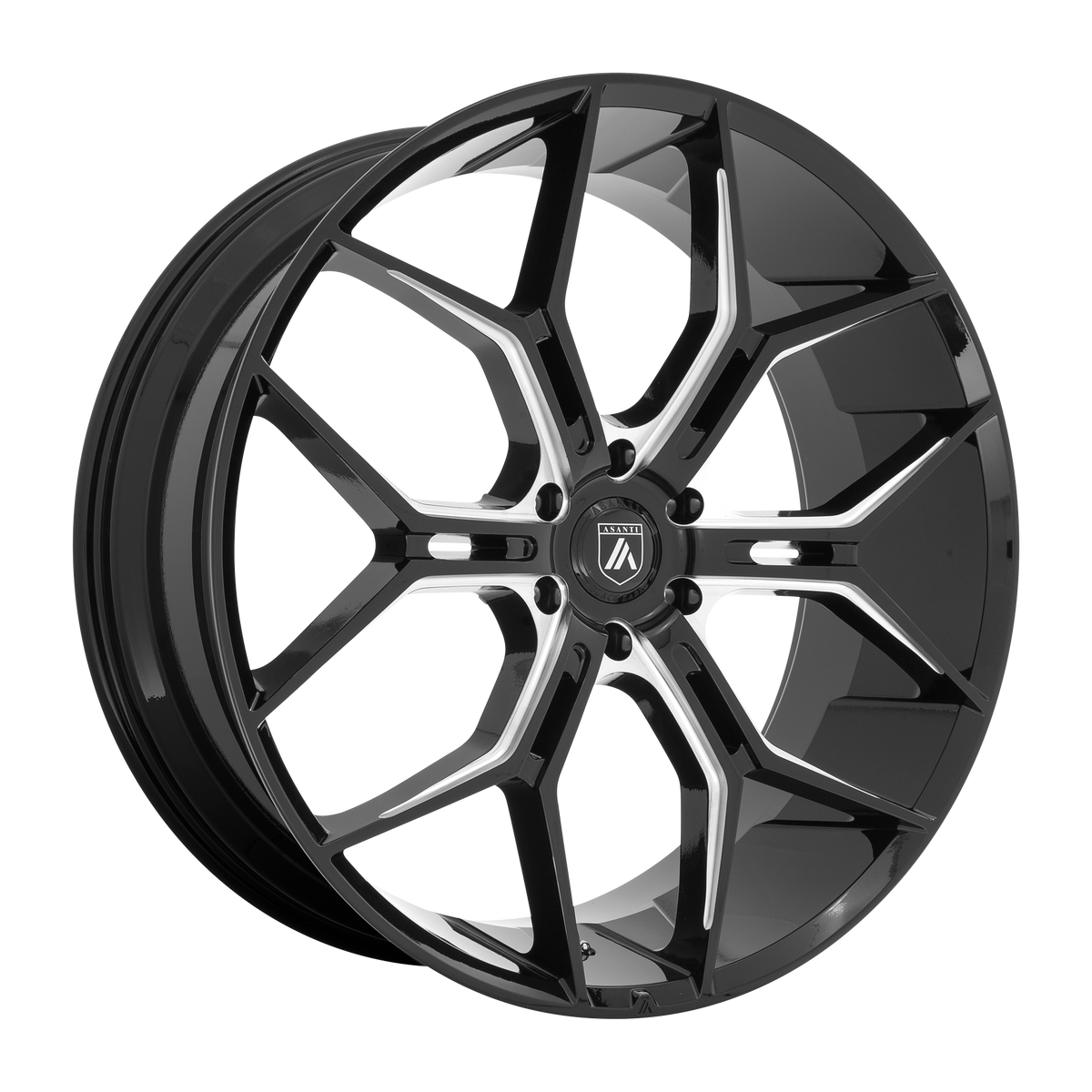 Asanti Black ABL-38 MONARCH TRUCK – 22X9.5 – 6X135 – 38 mm – GLOSS BLACK MILLED