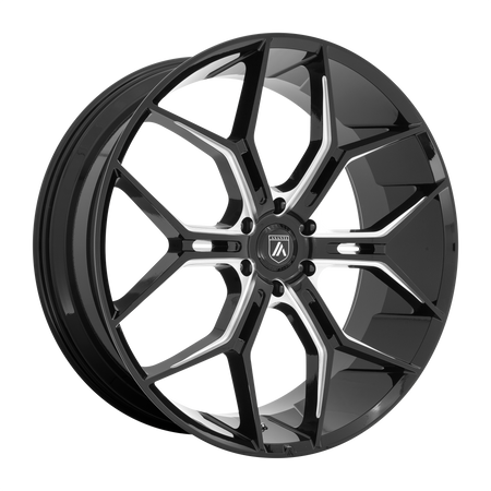 Asanti Black ABL-38 MONARCH TRUCK – 22X9.5 – 6X120 – 38 mm – GLOSS BLACK MILLED