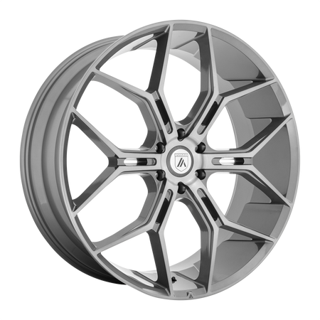 Asanti Black ABL-38 MONARCH TRUCK – 22X9.5 – 6X139.7 – 20 mm – TITANIUM BRUSHED