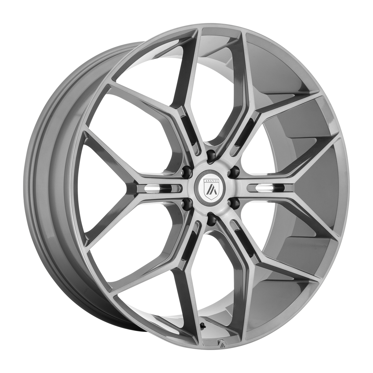 Asanti Black ABL-38 MONARCH TRUCK – 22X9.5 – 6X135 – 38 mm – TITANIUM BRUSHED