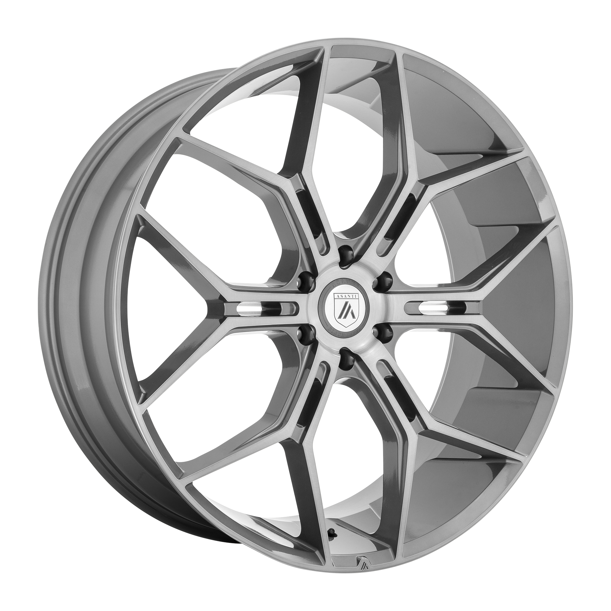 Asanti Black ABL-38 MONARCH TRUCK – 22X9.5 – 6X135 – 38 mm – TITANIUM BRUSHED