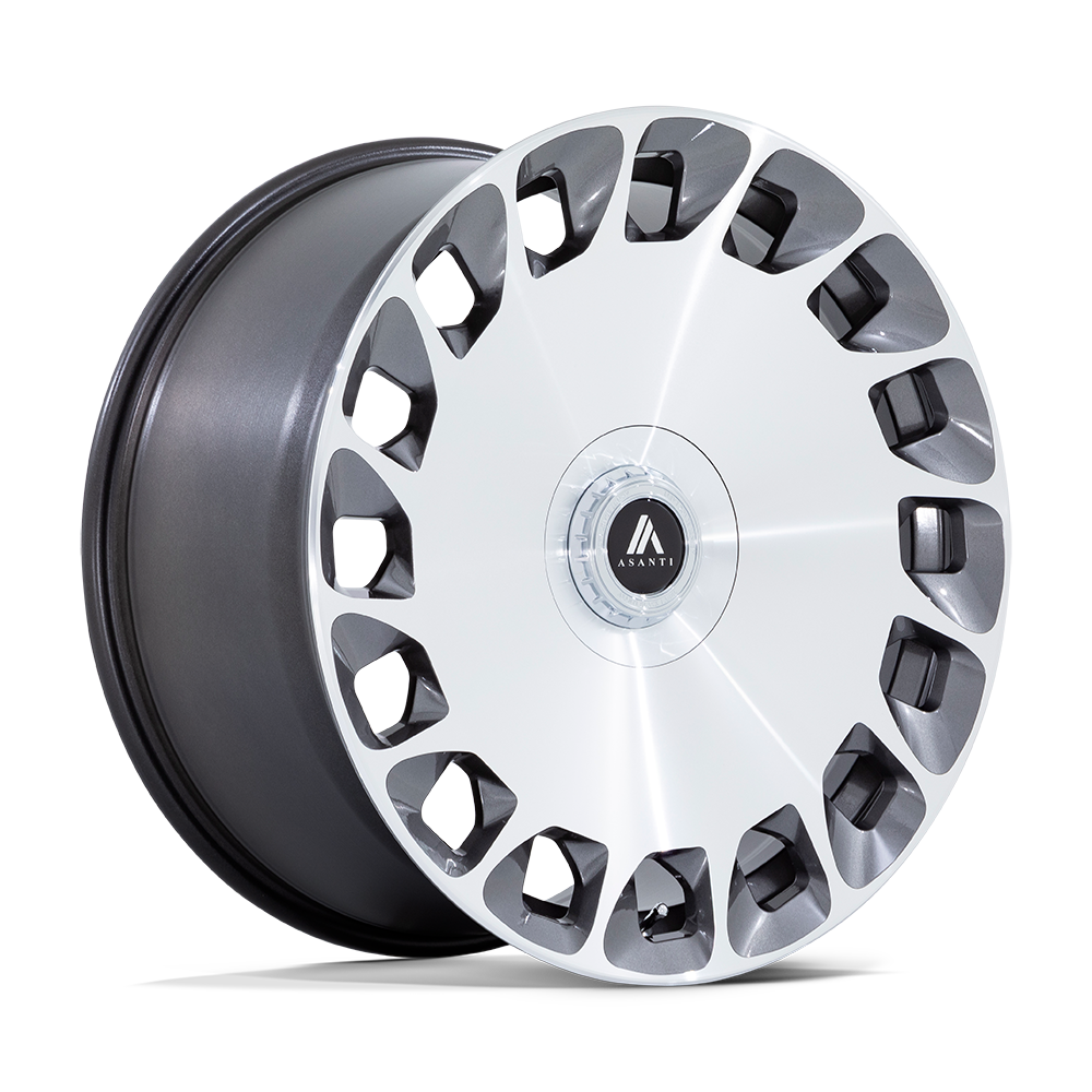 Asanti Black AB045 ARISTOCRAT – 22X9 – 5X112/5X120 – 27 mm – GLOSS PLATINUM BRIGHT MACH FC