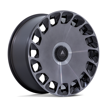 Asanti Black AB045 ARISTOCRAT – 20X9 – 5X108/5X112 – 45 mm – GLOSS BLACK MACHINED FC W/ DDT