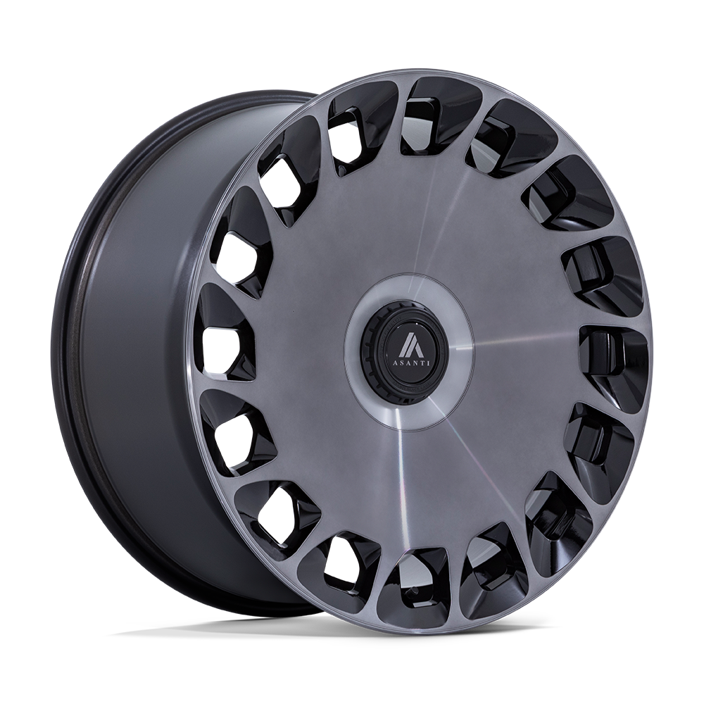 Asanti Black AB045 ARISTOCRAT – 22X9 – 5X112/5X120 – 27 mm – GLOSS BLACK MACHINED FC W/ DDT