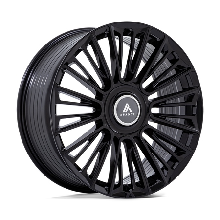Asanti Black AB049 PREMIER – 24X10 – 5X112/5X120 – 20 mm – GLOSS BLACK