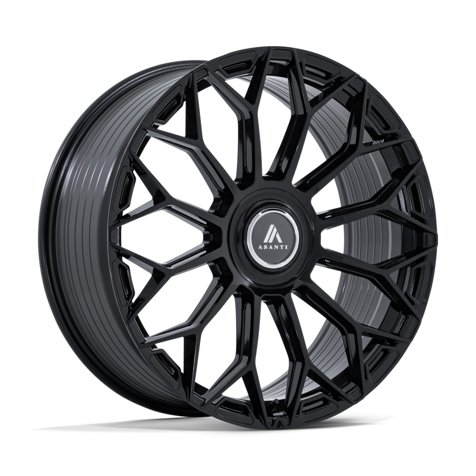 Asanti Black AB051 ENVOY – 22X10.5 – 5X112/5X120 – 38 mm – GLOSS BLACK
