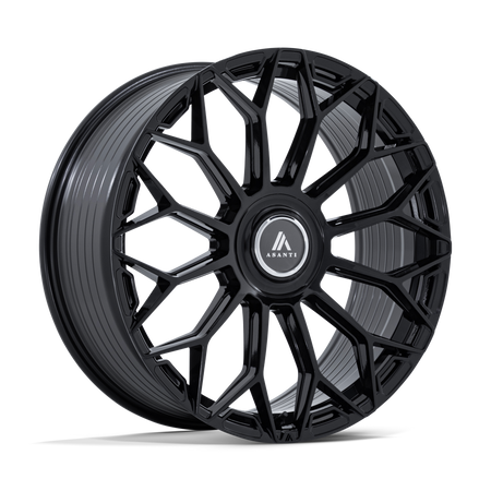 Asanti Black AB051 ENVOY – 24X10 – 6X139.7 – 20 mm – GLOSS BLACK