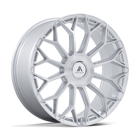Asanti Black AB051 ENVOY – 22X9 – 5X112/5X114.3 – 38 mm – GLOSS SILVER W/ BRUSHED FACE