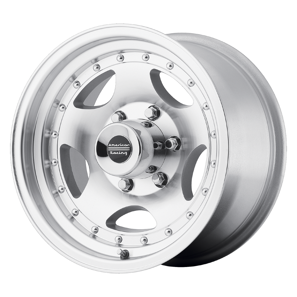 American Racing AR23 – 15X8 – 6X139.7 – -19 mm – MACHINED W/ CLEAR COAT