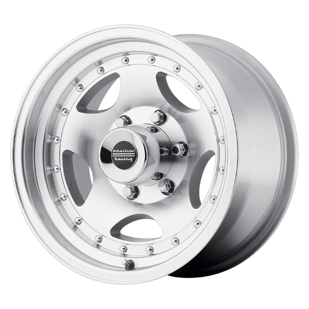 American Racing AR23 – 15X8 – 6X139.7 – -19 mm – MACHINED W/ CLEAR COAT