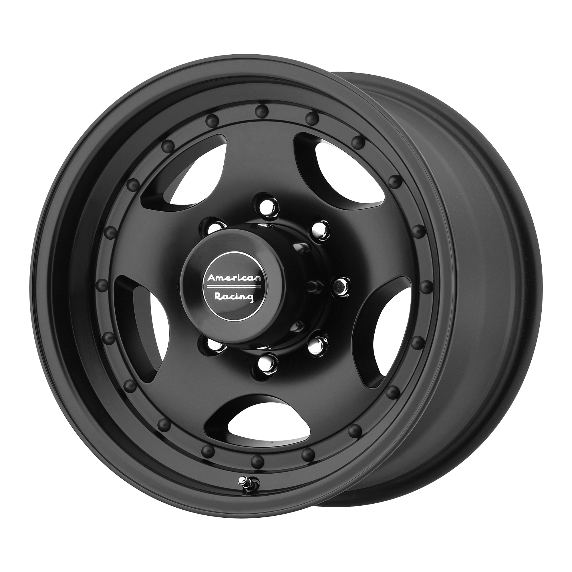 American Racing AR23 – 16X8 – 5X139.7 – 0 mm – SATIN BLACK W/ CLEAR COAT