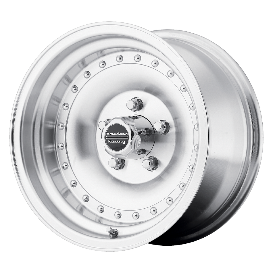 American Racing AR61 OUTLAW I – 14X7 – 5X120.65 – 0 mm – MACHINED W/ CLEAR COAT