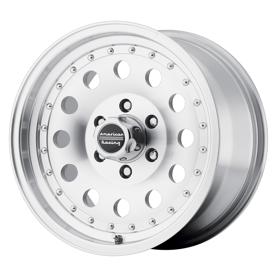American Racing AR62 OUTLAW II – 16X8 – 8X165.1 – 0 mm – MACHINED W/ CLEAR COAT