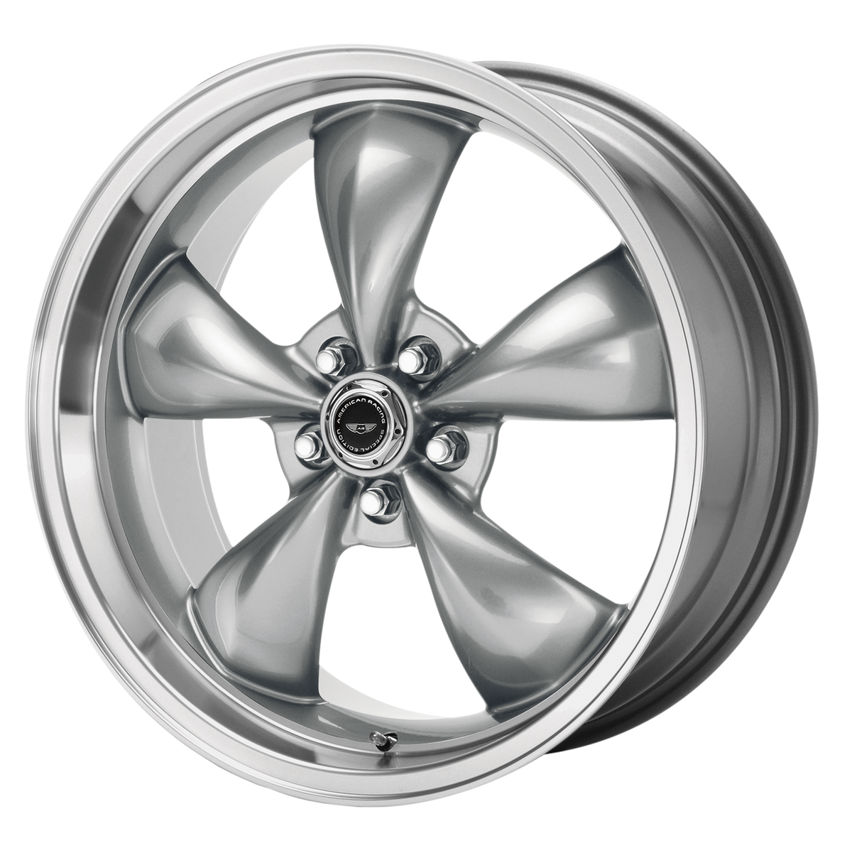 American Racing AR105 TORQ THRUST M – 16X7 – 5X110 – 35 mm – ANTHRACITE W/ MACHINED LIP