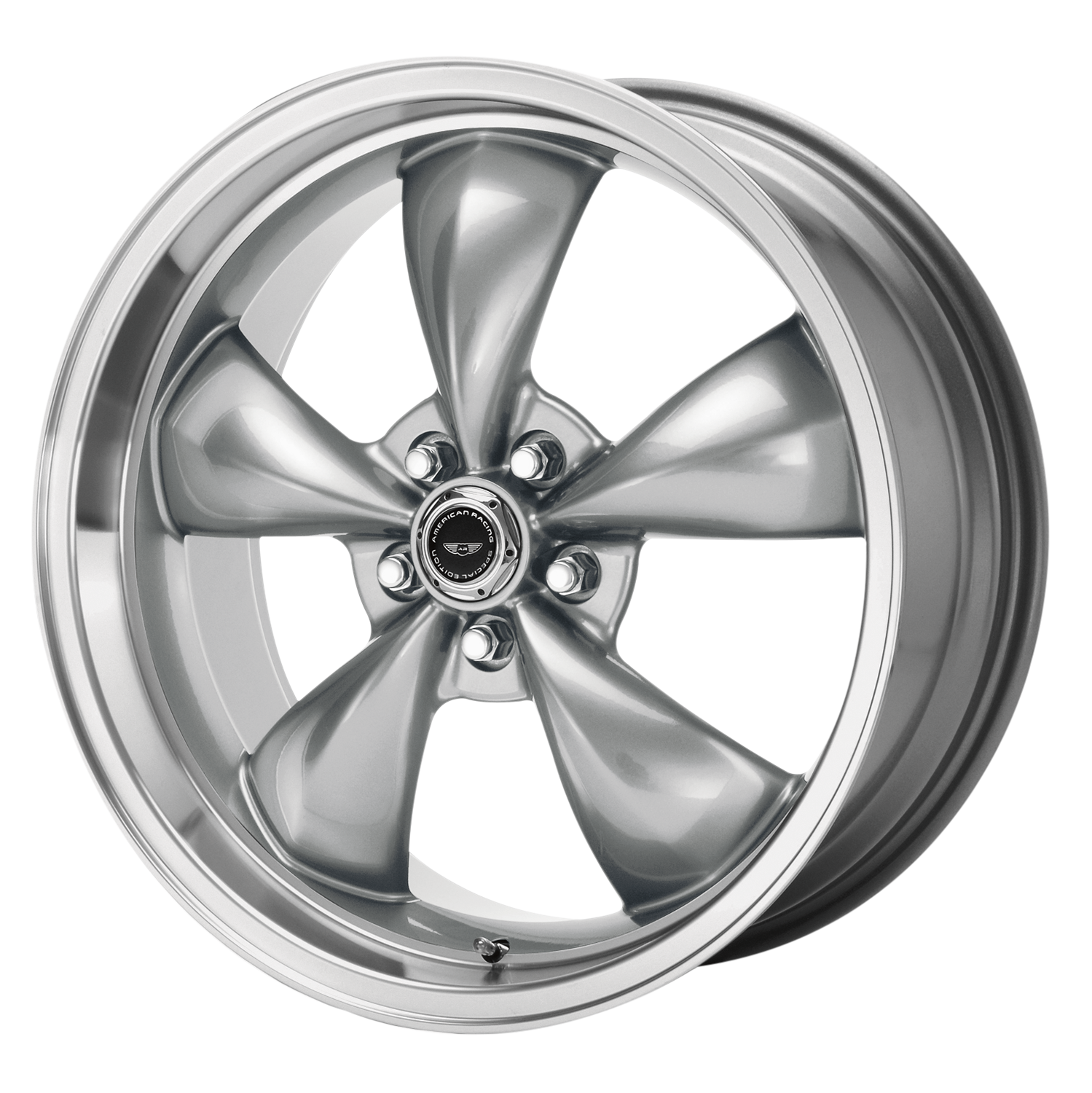 American Racing AR105 TORQ THRUST M – 16X7 – 5X110 – 35 mm – ANTHRACITE W/ MACHINED LIP