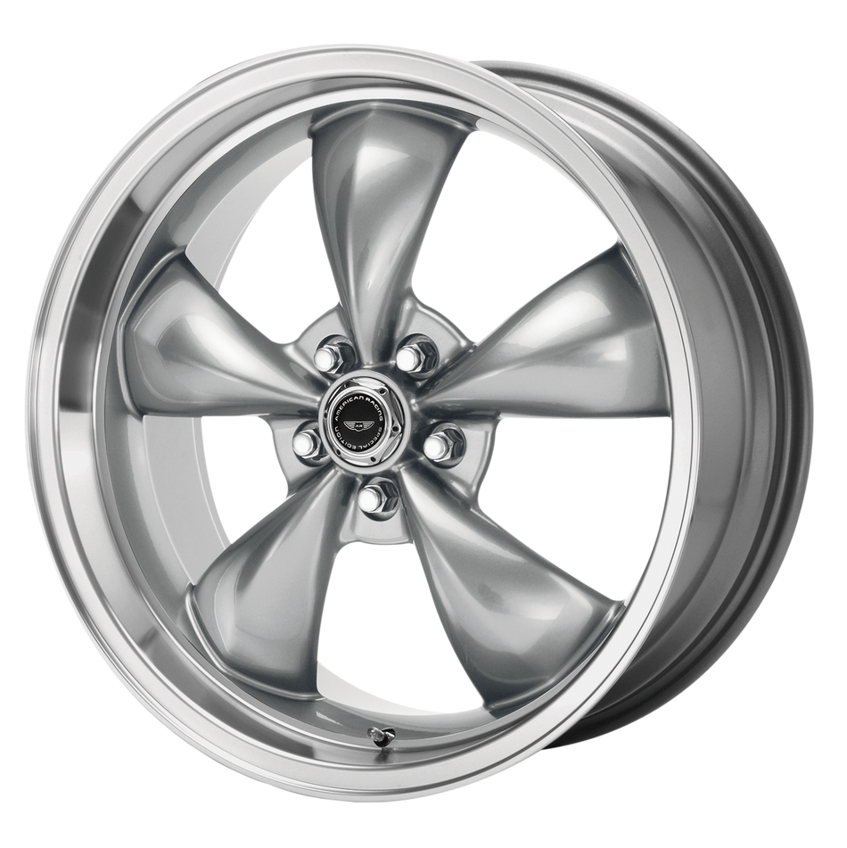 American Racing AR105 TORQ THRUST M – 16X7 – 5X114.3 – 35 mm – ANTHRACITE W/ MACHINED LIP