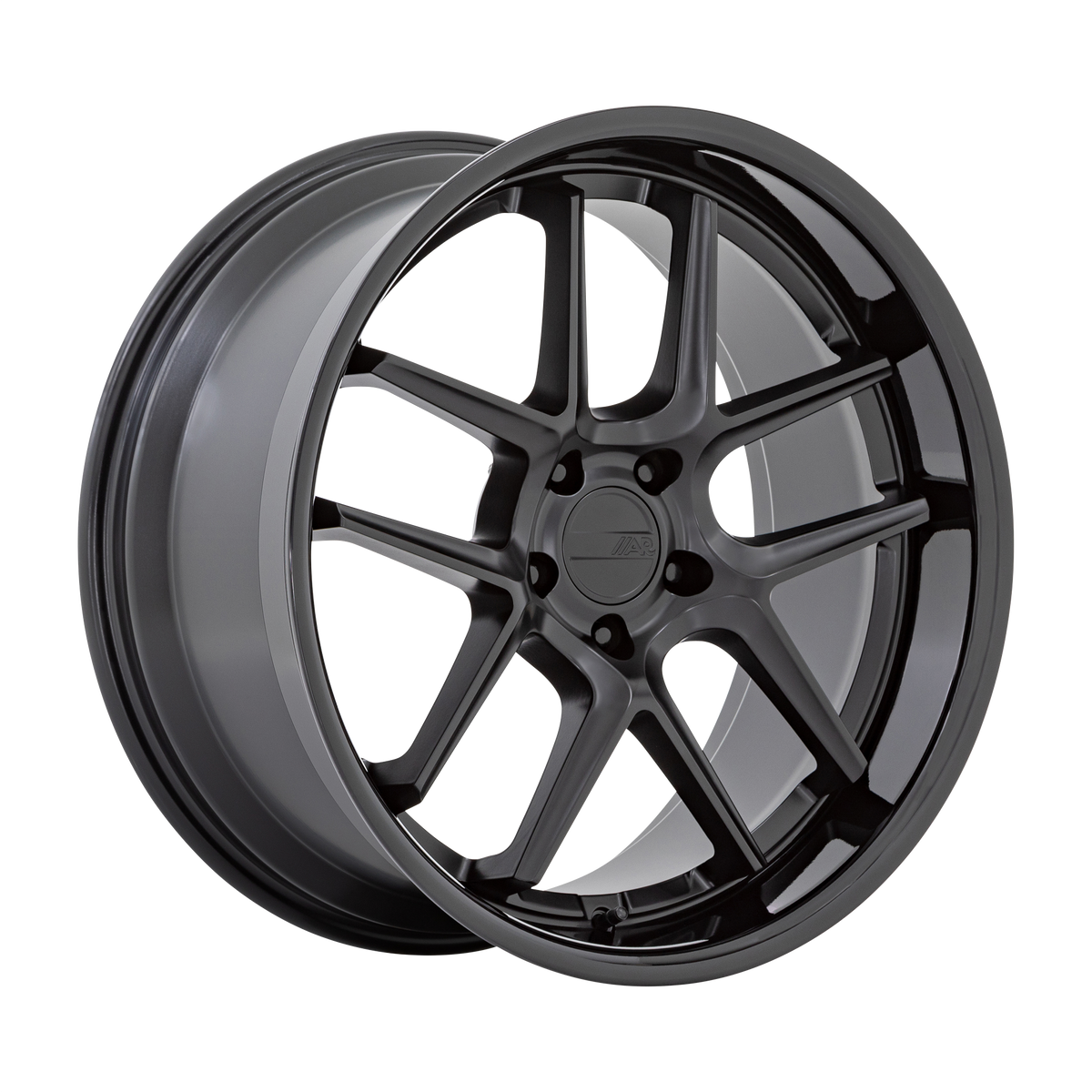 American Racing AR942 BISHOP – 20X11 – 5X115 – -6 mm – MATTE BLACK W/ GLOSS BLACK LIP