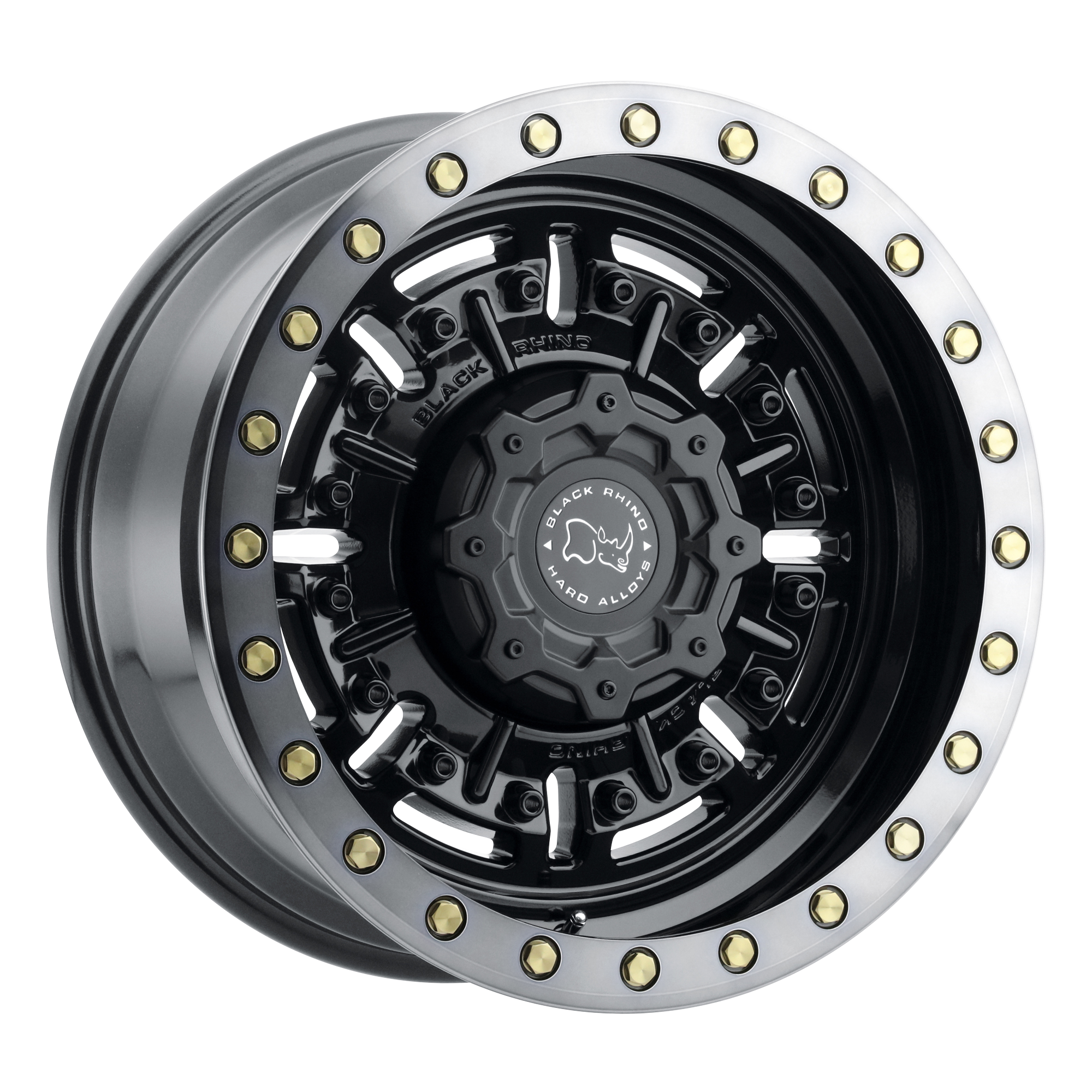 Black Rhino Hard Alloys ABRAMS – 20X9.5 – 8X170 – -18 mm – GLOSS GUN BLACK MACH DARK TINT