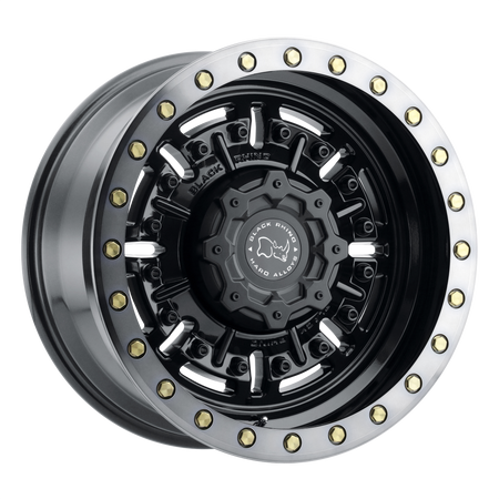 Black Rhino Hard Alloys ABRAMS – 20X9.5 – 8X165.1 – -18 mm – GLOSS GUN BLACK MACH DARK TINT