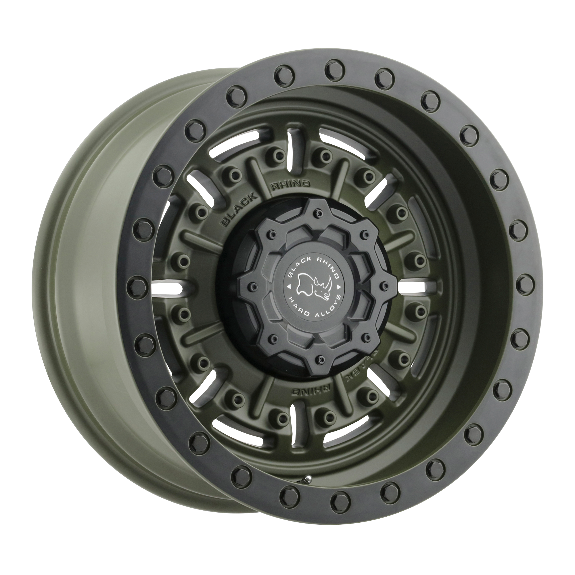 Black Rhino Hard Alloys ABRAMS – 20X9.5 – 5X127 – -18 mm – OLIVE DRAB GREEN