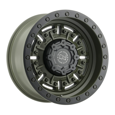 Black Rhino Hard Alloys ABRAMS – 20X9.5 – 5X127 – -18 mm – OLIVE DRAB GREEN