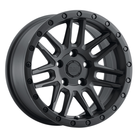Black Rhino Hard Alloys ARCHES – 18X9.5 – 6X114.3 – 12 mm – MATTE BLACK