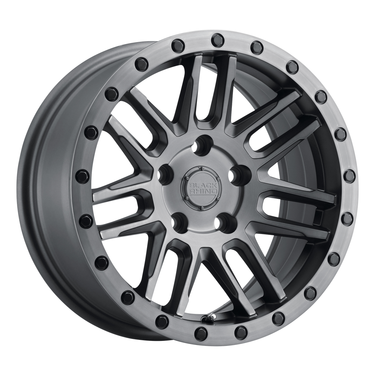 Black Rhino Hard Alloys ARCHES – 20X9.5 – 5X114.3 – 0 mm – MATTE BRUSHED GUNMETAL BLK BLT