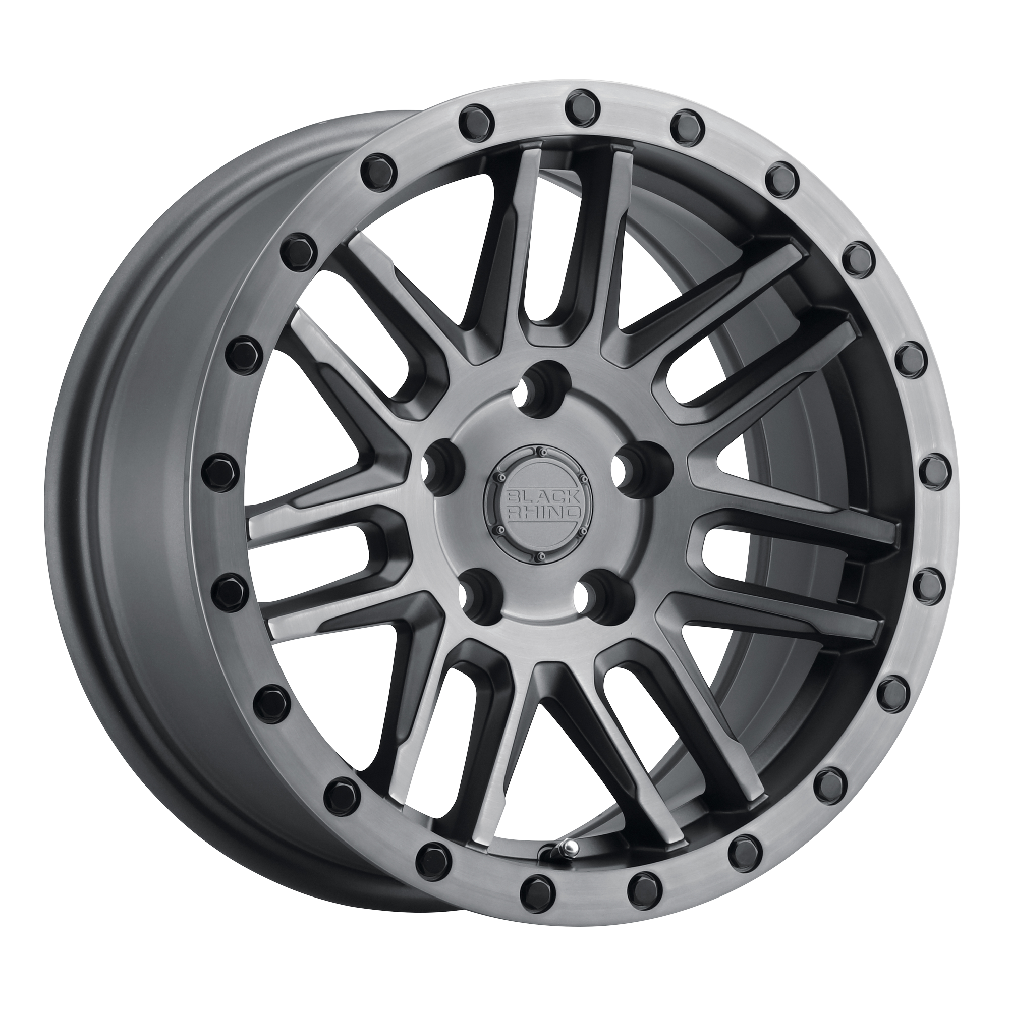 Black Rhino Hard Alloys ARCHES – 20X9.5 – 5X114.3 – 0 mm – MATTE BRUSHED GUNMETAL BLK BLT