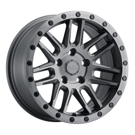 Black Rhino Hard Alloys ARCHES – 20X9.5 – 5X114.3 – 0 mm – MATTE BRUSHED GUNMETAL BLK BLT