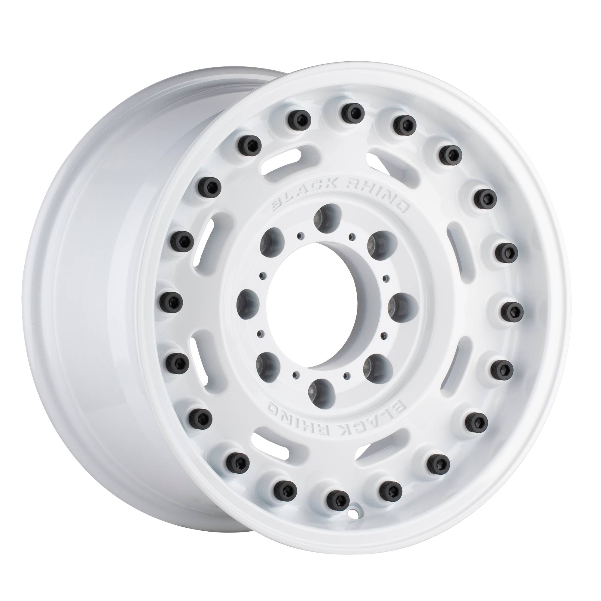 Black Rhino Hard Alloys AXLE – 17X9.5 – 6X139.7 – -18 mm – GLOSS WHITE