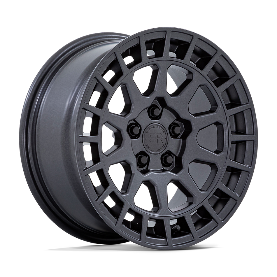 Black Rhino Hard Alloys BOXER – 16X7 – 5X114.3 – 15 mm – GUN BLACK