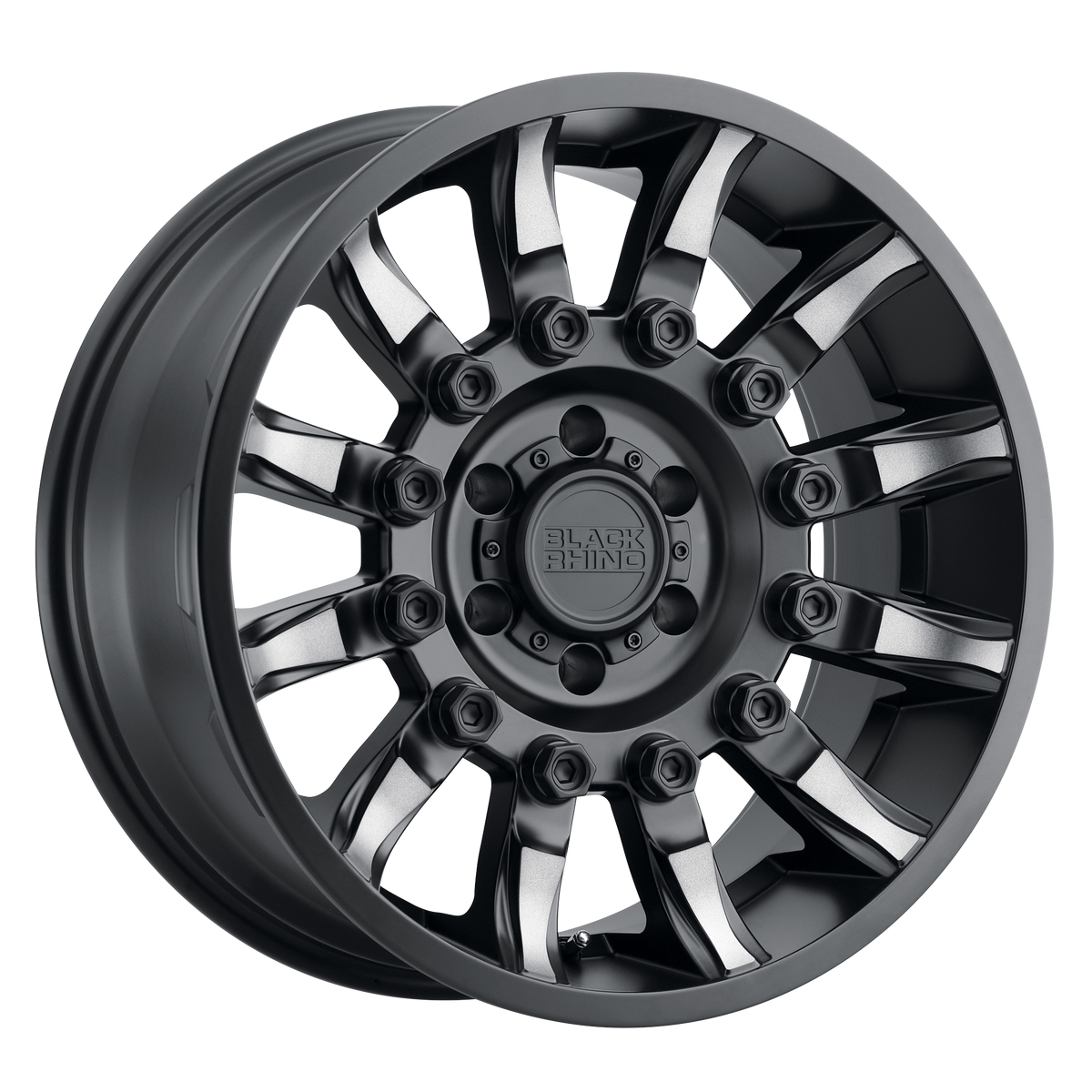 Black Rhino Hard Alloys MISSION – 20X9 – 5X127 – 2 mm – MATTE BLACK W/ MACHINED TINT