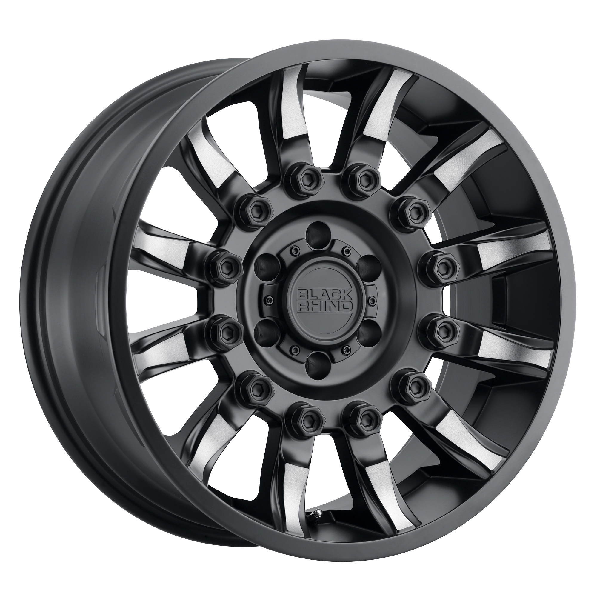 Black Rhino Hard Alloys MISSION – 20X9 – 5X127 – 2 mm – MATTE BLACK W/ MACHINED TINT