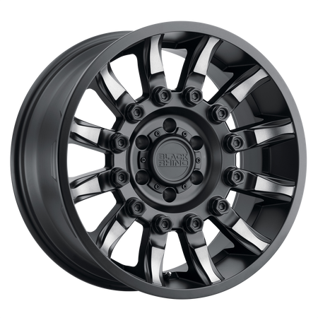 Black Rhino Hard Alloys MISSION – 20X9 – 5X127 – 2 mm – MATTE BLACK W/ MACHINED TINT
