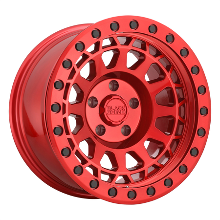 Black Rhino Hard Alloys PRIMM – 17X9 – 5X127 – -18 mm – CANDY RED W/ BLACK BOLTS