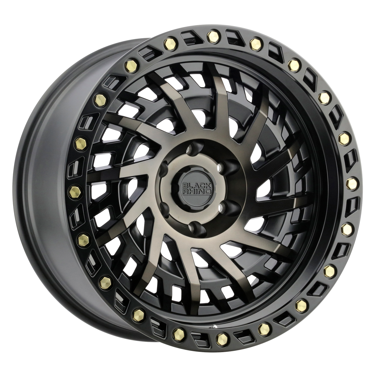 Black Rhino Hard Alloys SHREDDER – 17X9 – 5X114.3 – -18 mm – MATTE BLACK W/ MACH DARK TINT