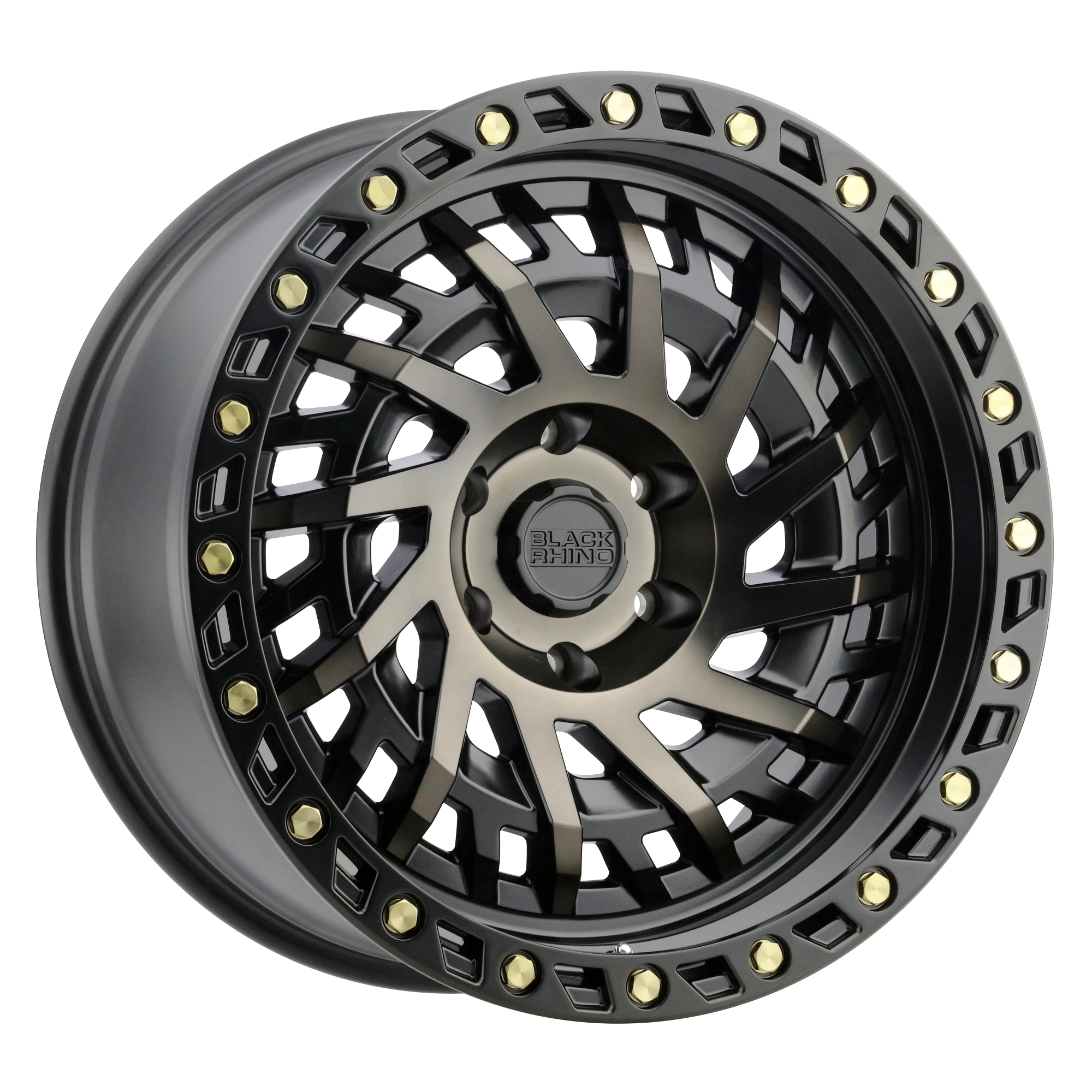 Black Rhino Hard Alloys SHREDDER – 17X9 – 5X114.3 – -18 mm – MATTE BLACK W/ MACH DARK TINT