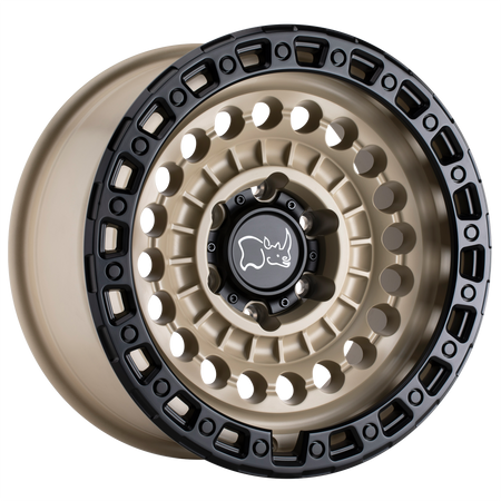 Black Rhino Hard Alloys SENTINEL – 17X8.5 – 6X139.7 – -10 mm – DESERT SAND W/ BLACK RING