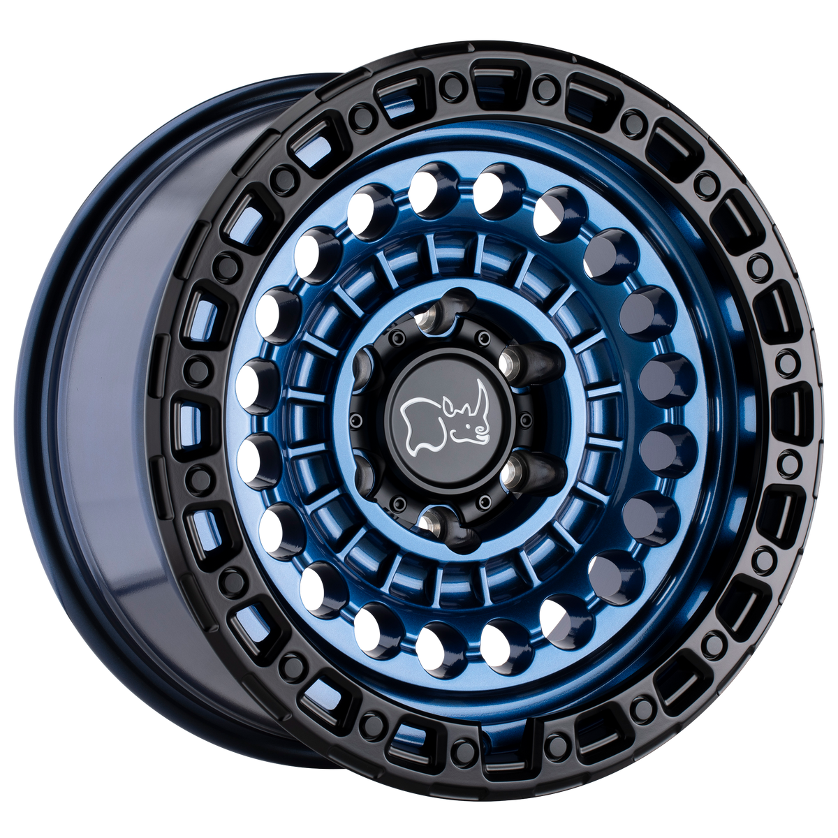 Black Rhino Hard Alloys SENTINEL – 17X8.5 – 5X127 – -18 mm – COBALT BLUE W/ BLACK RING